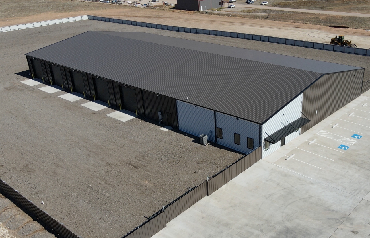 Sustainable metal building design optimized for commercial operations.